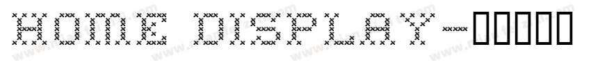 Home Display字体转换